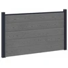 Tvoros rinkinys 180 x 105 cm WPC ir aliuminis Pilka