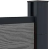 Tvoros rinkinys 526 x 186 cm WPC ir aliuminis Pilka