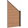 Tvoros rinkinys 95 x 180 cm WPC ir aliuminis Ruda