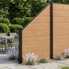 Tvoros rinkinys 95 x 180 cm WPC ir aliuminis Ruda