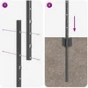 Tvorelės stulpas 5 pcs Pilka 160 cm Plienas