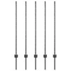 Tvorelės stulpas 5 pcs Pilka 120 cm Plienas