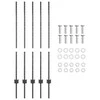 Tvorelės stulpas 5 pcs Pilka 120 cm Plienas