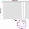 Hexagonal Fence with Post 10 x 1,6 m Galvanizuotas plienas