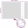 Hexagonal Fence with Post 50 x 0,8 m PVC dengtas plienas Pilka