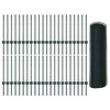 Hexagonal Fence with Post 100 x 0,5 m PVC dengtas plienas Žalia