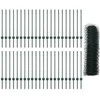Hexagonal Fence with Post 100 x 0,8 m PVC dengtas plienas Žalia