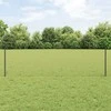 Hexagonal Fence with Post 25 x 0,6 m PVC dengtas plienas Pilka