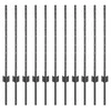 Tvorelės stulpas 11 pcs Pilka 80 cm Plienas
