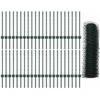 Hexagonal Fence with Post 100 x 0,5 m PVC dengtas plienas Žalia