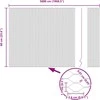 Hexagonal Fence with Post 50 x 0,6 m PVC dengtas plienas Žalia