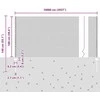 Hexagonal Fence with Post 100 x 1 m PVC dengtas plienas Žalia