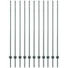 Tvorelės stulpas 11 pcs Žalia 160 cm Plienas