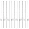 Tvorelės stulpas 11 pcs Sidabro 60 cm Plienas