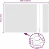 Hexagonal Fence with Post 25 x 1,6 m PVC dengtas plienas Žalia