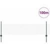 Hexagonal Fence with Post 100 x 0,5 m PVC dengtas plienas Žalia