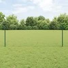 Hexagonal Fence with Post 25 x 0,8 m PVC dengtas plienas Žalia