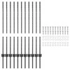 Tvorelės stulpas 11 pcs Pilka 100 cm Plienas