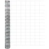 Lauko laukinė tvora su stulpais 50 x 1,4 m Sidabrinė Tinklelis