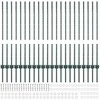 Įmontuotas tvoros stulpas 22 vnt. Žalia 140 cm