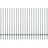 Tvorelės stulpas 22 pcs Žalia 200 cm Plienas