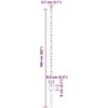 Įmontuotas tvoros stulpas 22 vnt. Žalia 160 cm