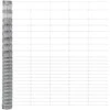 Lauko laukinė tvora su stulpais 25 x 1,6 m Sidabrinė Tinklelis