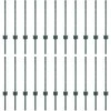 Tvorelės stulpas 22 pcs Žalia 100 cm Plienas