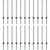 Tvorelės stulpas 22 pcs Žalia 120 cm Plienas