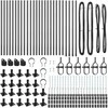 Tvorelės stulpas 26 pcs Pilka Dydis: 3,2 x 3,2 x 50 cm