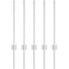 Tvorelės stulpas 5 pcs Sidabro 60 cm Plienas