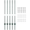 Tvorelės stulpas 5 pcs Žalia 140 cm Plienas