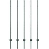 Lauko įmontuotas tvoros stulpas 5 vnt. Žalia 180 cm