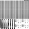 Tvorelės stulpas 52 pcs Pilka 3,2 x 3,2 x 190 cm