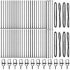 Tvorelės stulpas 52 pcs Pilka Dydis: 3,2 x 3,2 x 110 cm