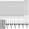 Tvorelės stulpas 26 pcs Pilka 3,2 x 3,2 x 225 cm