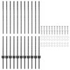 Tvorelės stulpas 11 pcs Pilka 120 cm Plienas