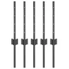 Tvorelės stulpas 5 pcs Pilka 40 cm Plienas