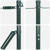 Tvorelės stulpas 26 pcs Pilka 3,2 x 3,2 x 150 cm