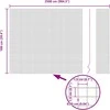 Suvirintas vielos tvora žemės tvirtinimas 25 x 1 m Žalia
