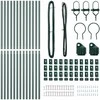 Tvorelės stulpas 13 pcs Žalia Plienas