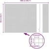 Suvirintas vielos tvora žemės tvirtinimas 10 x 1 m Sidabrinė
