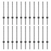 Tvorelės stulpas 22 pcs Pilka 100 cm Plienas