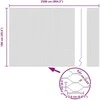 Heksagonalinė tvoros tvirtinimo sistema 25 x 1 m Miško Žalia