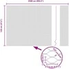 Heksagonalinė tvoros tvirtinimo sistema 25 x 1,2 m Žalia