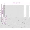 Hexagonal Fence with Post 50 x 1 m PVC dengtas plienas Žalia