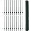 Suvirinto vielos tvoros 50 x 1,4 m (P x A) PVC dengtas plienas