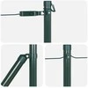 Tvorelės stulpas 26 pcs Pilka Dydis: 3,2 x 3,2 x 50 cm