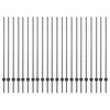 Tvorelės stulpas 22 pcs Pilka 180 cm Plienas