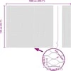 Hexagonal Fence with Post 10 x 1,4 m PVC dengtas plienas Žalia